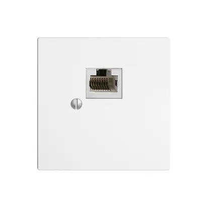 Scatola 1×RJ45/s 8P EDIZIOdue bianco R&M swissline 