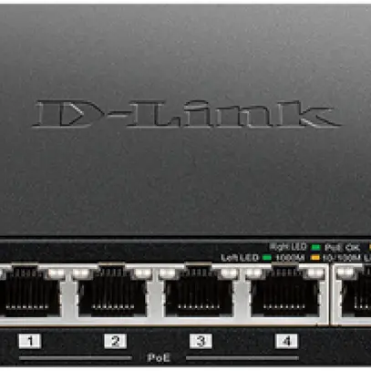 Switch D-Link DGS-1005P, 5-port unmanaged Gigabit PoE+ 