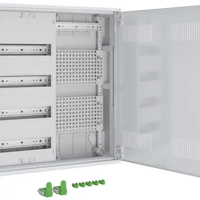 Distributeur-AP Pragma Multi 2 champs DIN Media 4 rangées 