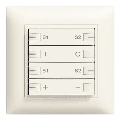 Varialuce INC ZEP 2c/4t staz c/sec.ON-OFF scena EDIZIOdue bianco 