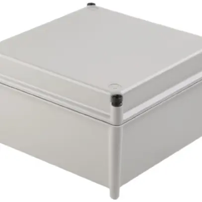 Scatola poliestere Weidmüller TBF 302×302×175mm fibre di vetro grigio argento 