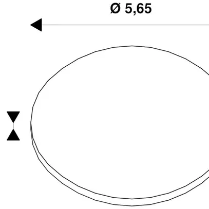 Diffusore SLV NUMINOS L Wabe, per ridurre l'abbagliamento, Ø56.5mm 