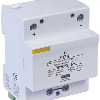 Protezione sovratensione PV Flury DS50 VGPV, 1000V DC, t1+2 