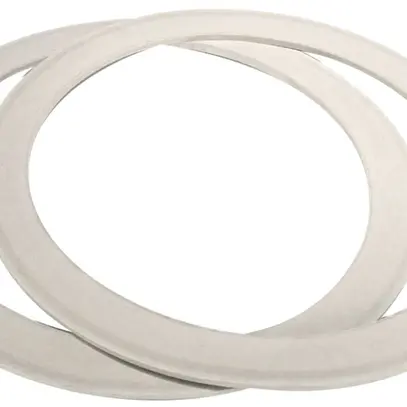 Guarnizione in gomma Roesch per vetro filettato filetto 84.5mm, Ø98×2mm, bianco 