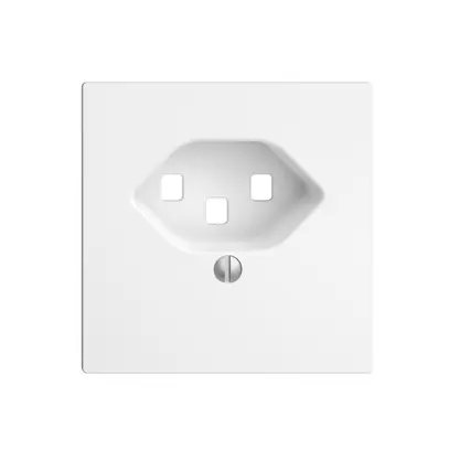Plaque frontale EDIZIOdue 23 blanc 