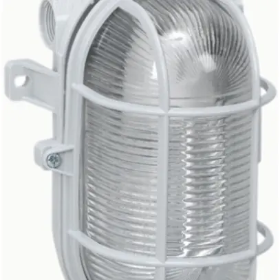 Armatura Bebilux ovale 60W E27 IP44 grigio 178mm 