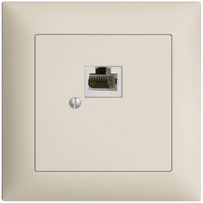 Scatola INC 1×RJ45/s 8P EDIZIOdue crema, R&M swissline 
