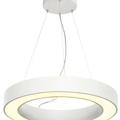 Luminaire suspendu LED SLV MEDO RING 60 DALI 34W 2095lm 3000K Ø600×80mm blanc 