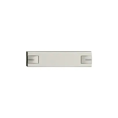 Touche 1/4 KNX/électron.a.LED EDIZIOdue 2× commande simple, gris clair 