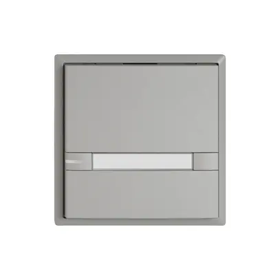 Pulsante KNX RGB EDIZIO.liv SNAPFIX® sensore temp.RGB-LED targ.1× com.2T grc 