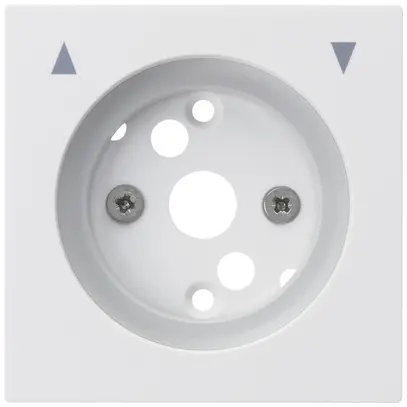 Placca frontale kallysto per pulsante per tappar.S5 bianco 