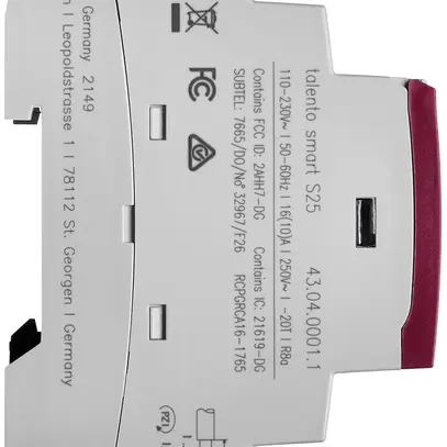 Timer digitale AMD talento smart S25, 2 canali 110/230VAC 