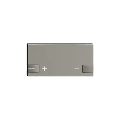 Touche 1/2, +/-, 1 LED ZEP gris foncé gris foncé 