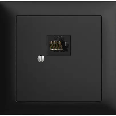 Scatola INS 1×RJ45/u 8P EDIZIOdue nero R&M swissline 