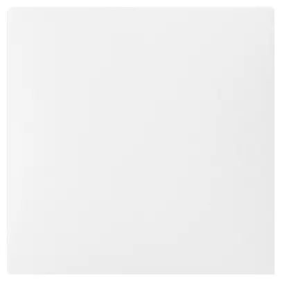 Placca frontale cieca SIDUS bianco lucido 