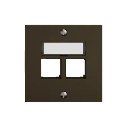Kit di montaggio EDIZIO.liv EASYNET S-One SNAPFIX® destra per 2×RJ45 ma 