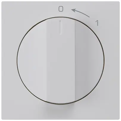 Contatto rotativo 0<1/1L grigio chiaro kallysto con manopola 