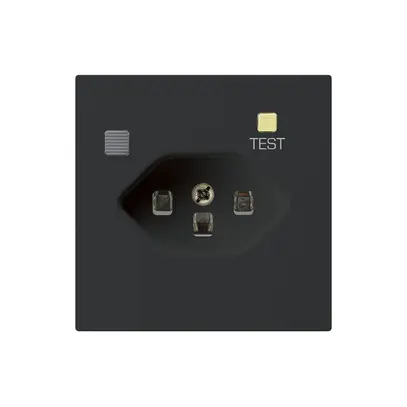 Steckdose kallysto A T23 FI 30mA schwarz 