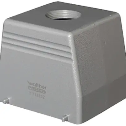Scatola di spina Walther PROCON T718332, filettatura 1×M32, H=80mm, Al 