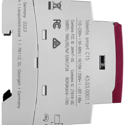 Timer digitale AMD talento smart C15, 1 canale 110/230VAC 