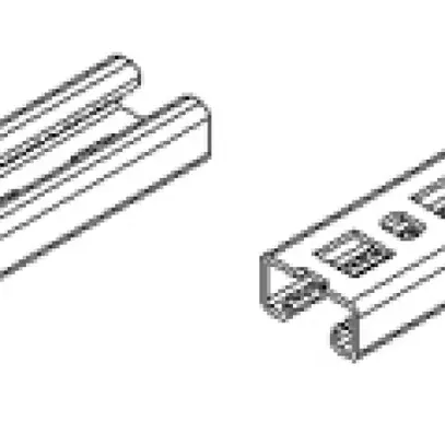 Profilé Multifix Lanz 3000 25×50mm zingué 
