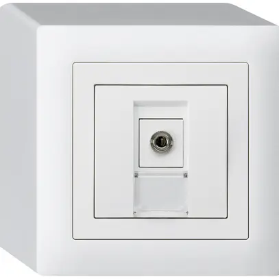 Prise de raccordement AP kallysto Jack Connector 3.5mm blanc 