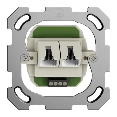 Presa INC 2×RJ45/u 4P sep. FH ITplus 