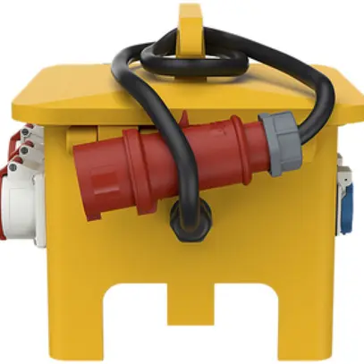 Distributeur de courant EverGum maxi 40A 1×FI 8×LS 4×T23 2×T25/CEE16/CEE32 3m 