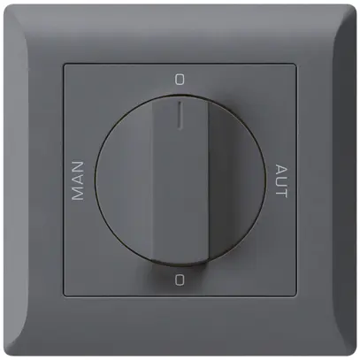 Interrupteur rotatif ENC 0-Man-0-Aut. kallysto.line 2/1L anthracite avec manette 