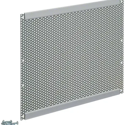 Piastra di montaggio Hager volta 220×265mm punzonatura acciaio inossidabile 