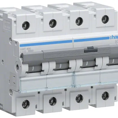 Disjoncteur Hager MCB 4P 400V type C 100A Icn 15kA 6UM 