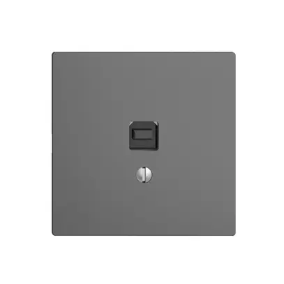 Interface de données EDIZIOdue F KNX/USB, gris foncé 