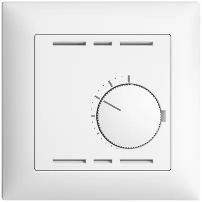 Kit frontale 88×88mm EDIZIOdue bianco per termostato ambiente 