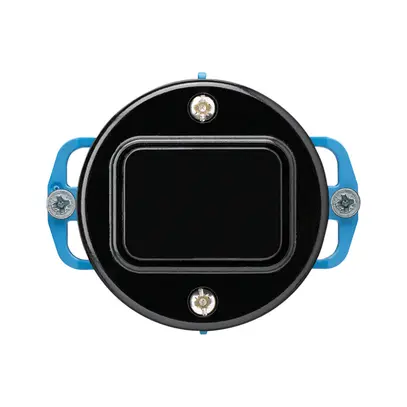 Inserto per contatto pulsante INC basico C/2L nero 