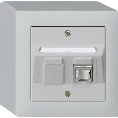Presa AP kallysto cat.6 1RJ45/s grigio chiaro 