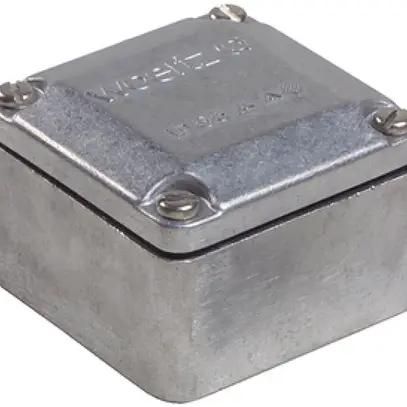 Boîte anticorodal Woertz grd.0B avec 3 entrées M20 