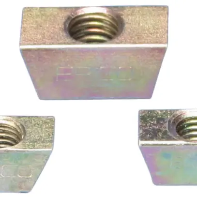 Écrou trapézoïdale Caddy HW M8 15° zingué 