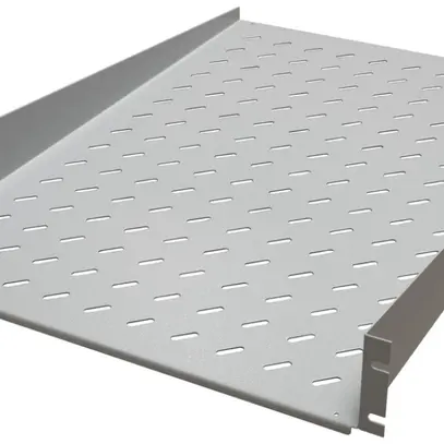 Base per apparecchi 19" fisso, universale, 2UA, 550mm, 25 kg 