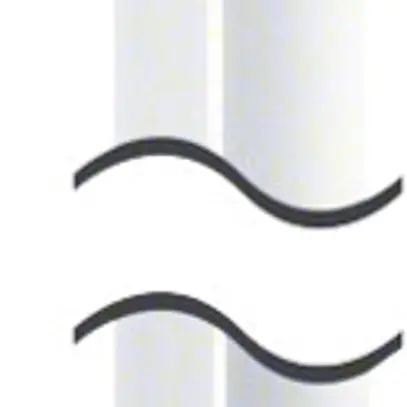 Deckenanschlusssäule tehalit DA200 2× Klemmtechnik H=3.4m rein-weiss 