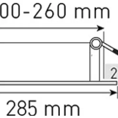 Cadre d'extension maxLUCE pour spot LED ATMO 200 blanc jusqu'à Ø260mm 