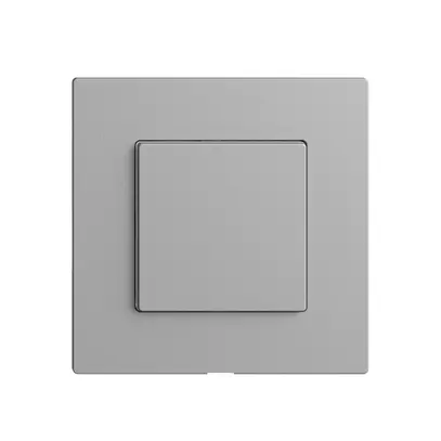 Interruttore 1K/1T Edue Wiser silver 