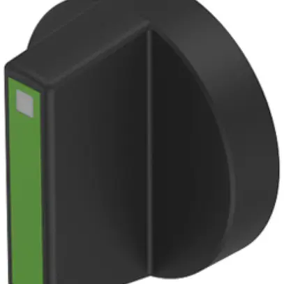 Manette rotative EAO51/61 lumineux noir/vert 