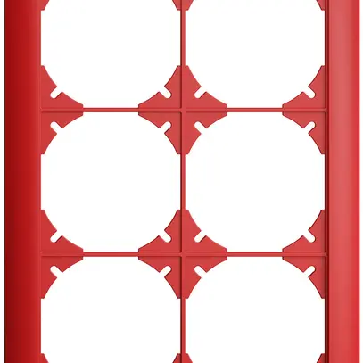 Cadre de recouvrement EDIZIOdue 2×3 berry 