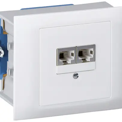 Scatola INS kallysto 2×RJ45s separato bianco 