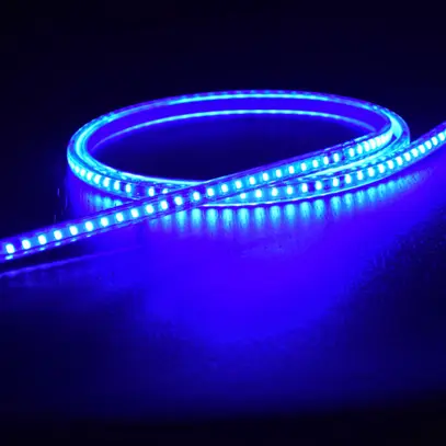 LED-Lichtband DEM QUICKLED 120XS IP65 240V 9.5W/m 1600lm/m blau 5m 