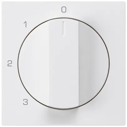 Kit di copertura kallysto interruttore rotativo 0123 bianco 