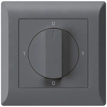 Interruttore rotativo INC kallysto.line 0/2L antracite con manopola 