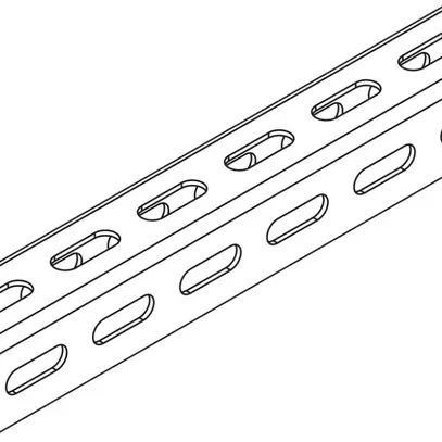 Profilé U Lanz 44×44mm zingué 3000mm 