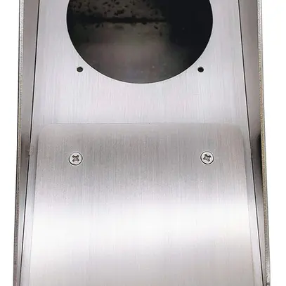 Colonna di raccordo ELBRO 100×100mm 2×Ø70mm 1000mm acciaio affinato 