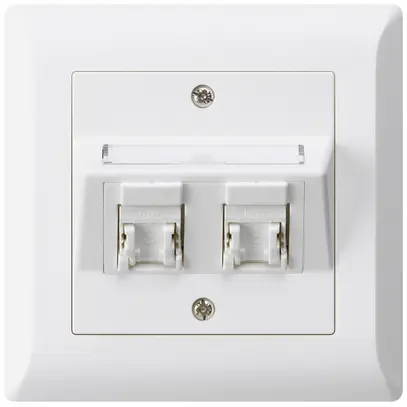 Presa INC kallysto.line C cat.5e 2RJ45/u bianco 